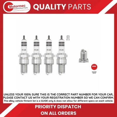 NGK Spark Plugs Set of 4 for Audi Quattro 80-91 - Image 1 of 4