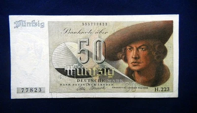 1948 GERMANY rare Banknote 50 marks VF great quality - Image 1 of 2