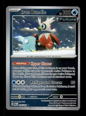 Iron Bundle Reverse Holo Uncommon SV04: Paradox Rift 056/182 NM Pokemon NM - Image 1 of 2