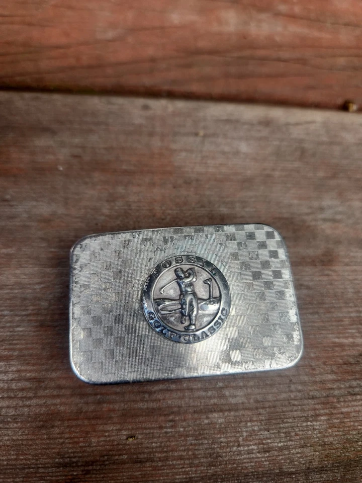 Vintage FOSSIL Golf Classic Belt Buckle - Image 1 of 4
