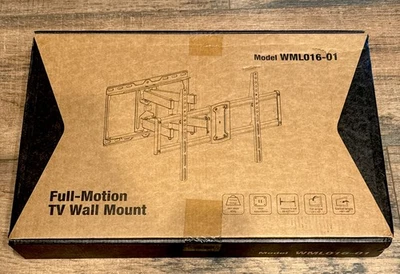 Montaje en pared para TV de movimiento completo USX WML016-01 47”-90” VESA 600x400 mm Foto 1 de 4
