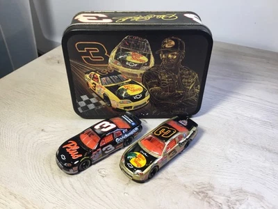 XRARE 2- 1:64 Dale Earnhardt #3 HOOKED UP BASS PRO & GW PLUS 1998 NASCAR TIN SET - Image 1 of 3