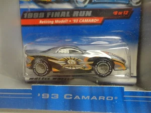 Chevy 1999 Final Run 1993 Camaro Silver 1993 Hot Wheels '93 con caja exterior - Imagen 1 de 4