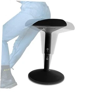Standing Desk Stool Chair, Height Adjustable Stool for 16-24 inch Matte Black - Picture 1 of 7