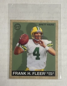 1997 Goudey Fleer Brett Favre Bubble Gum Mini #105 Packers - Foto 1 di 2