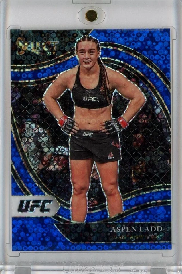 2021 Panini Select Ufc Aspen Ladd Blue Disco 276 53/99 - Image 1 of 1