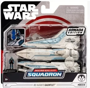 2 Star Wars Micro Galaxy Squadron Armada SHIPS Bo-katan Guanlet/Luke Snowspeeder - Picture 1 of 4