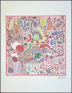 YAYOI KUSAMA * Endless * 65 x 50 cm * Lithografie*Kunstdruck *limitiert # 56/500 - Bild 1 von 7