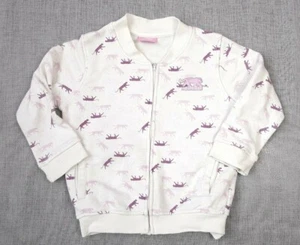 Girl's Sweatshirt Jacket "AIRNESS" Pink Cotton Size 3 Years - Picture 1 of 6