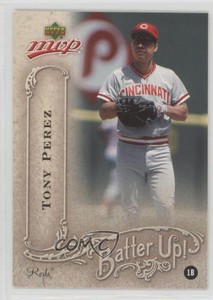 2005 Upper Deck MVP Batter Up Tony Perez #BU-38 HOF