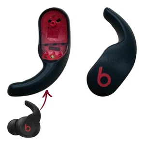 Genuine OEM Beats Fit Pro Wingtips Replacements Ear Hook Rubber LEFT Black Red - Picture 1 of 1
