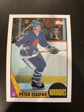 1987-88 Topps Nordiques Hockey Card #21 Peter Stastny