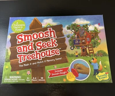 Smoosh and Seek Treehouse Smash It and Match Memory Game Peaceable Kingdom New - Image 1 of 4