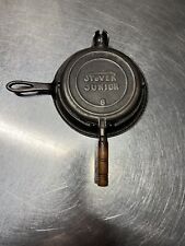 Stover Junior 8 Vintage Child's Toy Waffle Iron with Base