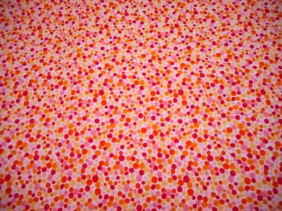 Tela Reproducción Años 30 Por Yarda Pequeña Oro Rosa Org Floral Blanco Algodón De Colección #C Foto 1 de 2