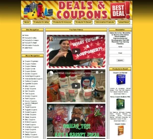 COUPON WEBSITE. FREE DOMAIN NAME. - Picture 1 of 4