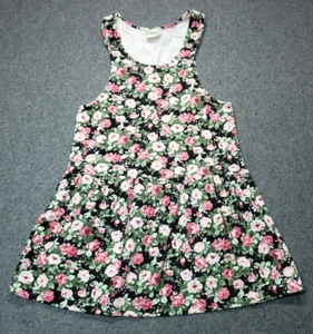 New York Bonnie Jean sport floral corduroy sleeveless dress teen 14 colorful - Picture 1 of 6