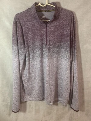 Champion Womens Sweater Size XL Red Power Core Long Sleeve 1/4 Zip Pullover - Image 1 of 4