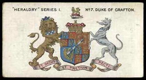 Taddy - 'Heraldry' (1910) - Duke of Grafton - Picture 1 of 2