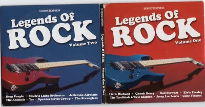 LEGENDS OF ROCK - PROMO 2 CD SET (2007) ELO, STRANGLERS, ELVIS PRESLEY, ANIMALS - Image 1 of 2