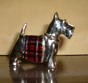 Estee Lauder Solid Perfume Compact 1992 "Scottie" Full - Picture 1 of 1