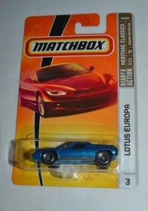 2009 MATCHBOX HERITAGE CLASSICS LOTUS EUROPA BLUE # 3 - Picture 1 of 2