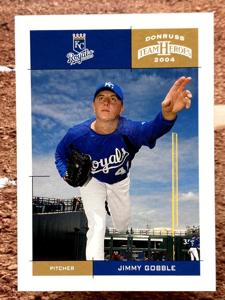 2004 Donruss Team Heroes Jimmy Gobble #196 - Image 1 of 2