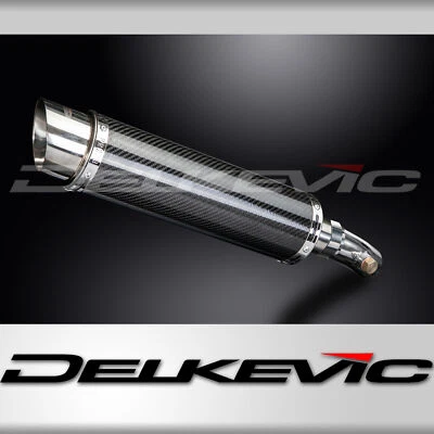 Kawasaki KLE650 Versys 2007-2014 круглый углеродный глушитель для выхлопной системы 14 дюймов комплект - Изображение 1 из 4