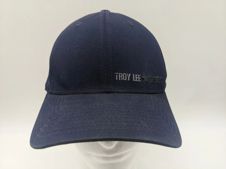 Troy Lee Designs Hat Blue Small Medium Sample Navy Flex Fit S/M - Image 1 of 4