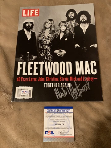MICK FLEETWOOD SIGNED AUTOGRAPHED Life MAGAZINE Fleetwood Mac PSA/DNA COA Cover