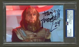 John Larroquette Signed Photo (PSA) Star Trek Maltz Klingon Warrior Auto - Picture 1 of 2