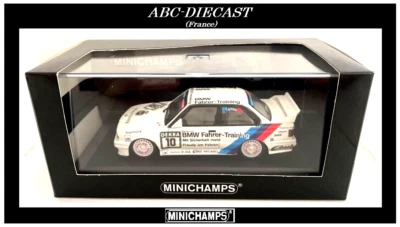 BMW M3 EVO E30 Blanche N°10 VARSTEINER - 1:43 MINICHAMPS Occasion. - Photo 1/4