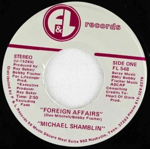 Michael Shamblin, Foreign Affairs - Same, F and L Records FL-548 - Bild 1 von 1