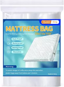 Mattress Bags for Moving Storage,Mattress Protector Cover, Waterproof Mattress P - Picture 1 of 7