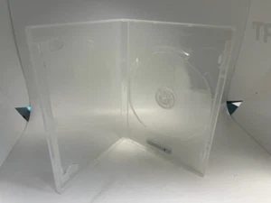 10 PCS 14MM TOP QUALITY SINGLE DVD CASE W/SECURITY, SUPER CLEAR, MADE IN USA ZR5 - Picture 1 of 1