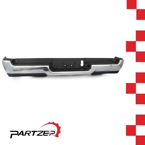 For 2019-2023 RAM 1500 W/O Dual Exhaust W/O Sensor Hole Rear Chrome Step Bumper - Picture 1 of 10
