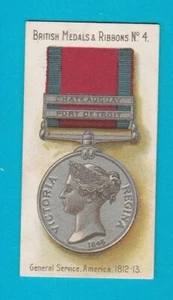 MILITARY - TADDY & CO. - BRITISH MEDALS & RIBBONS - NO. 4 - GENERAL SERVICE AMER - Picture 1 of 2