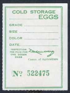 FLORIDA Egg Inspection Revenue TaxFL E29 mint, VF - Picture 1 of 1