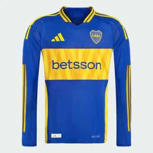 Boca Juniors Jersey Shirt Home L-S  HEAT.RDY 2024 2025 Official Adidas Argentina - Picture 1 of 10