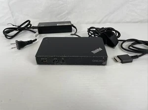 Lenovo ThinkPad OneLink+ Plus Docking Station DU9047S1 w/ AC Adapter 90W - Picture 1 of 7