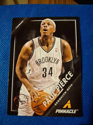 2013 PAUL PIERCE PINNACLE ARTISTS PROOF RED NBA CARD #72 NETS CELTICS KANSAS - Image 1 of 2