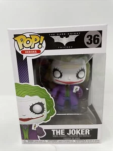 Funko Pop! Heroes Batman The Dark Knight The Joker 36 with Protector  - Picture 1 of 12