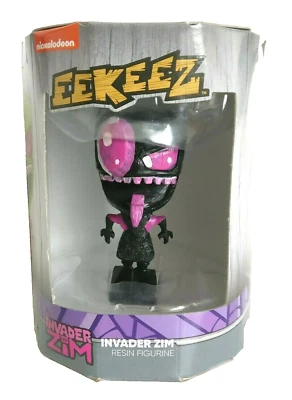 Nickelodeon Invader Zim FOCO Eekeez Invader Zim Figure Statue Black Variant Rare - Image 1 of 3