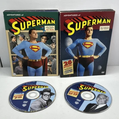 Original Adventures of Superman TV- Series 1 2 &5/6 Incomplete Please Read - Image 1 of 4