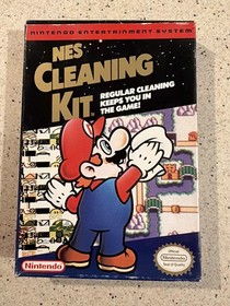 Nintendo Entertainment System NES OEM Cleaning Kit With Box & instructions