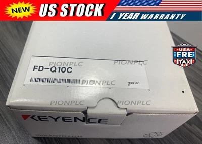 New Keyence FD-Q10C Clamp-on Digital Flow Sensor w/ Sensor Bracket 20-30VDC -USA - Image 1 of 4