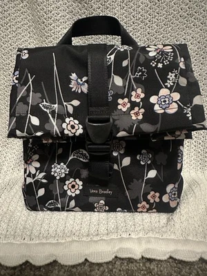VERA BRADLEY Black Floral  Lunch Bunch Bag - Image 1 of 4