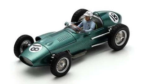 SPARK MODEL S8145 ASTON MARTIN DBR5 N.18 GR.BRITAIN GP 1960 ROY SALVADORI 1:43 M - Immagine 1 di 1