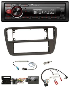 Pioneer MP3 1DIN DAB USB Lenkrad Autoradio für VW Up AA AAN 11-16 schwarz - Bild 1 von 12