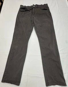 LUCKY BRAND Men’s 121 HERITAGE SLIM Jeans~33 x 32~GRAY Cotton DENIM 5-Pocket EUC - Picture 1 of 11